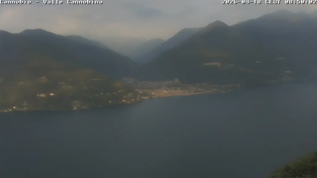Webcam Veduta da Maccagno