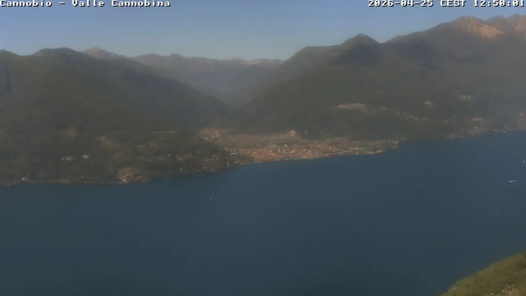 Webcam Veduta da Maccagno