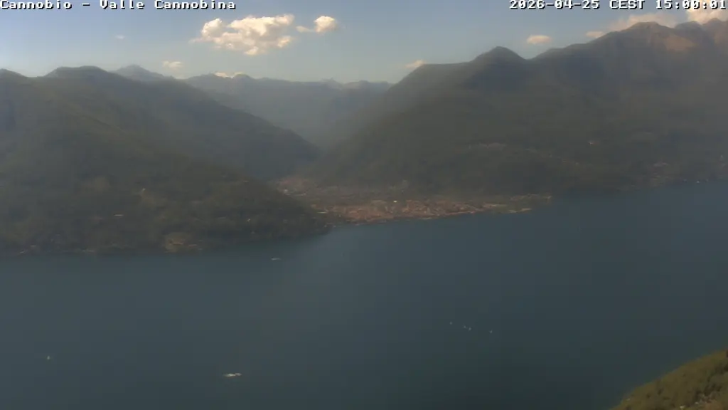 Webcam Veduta da Maccagno