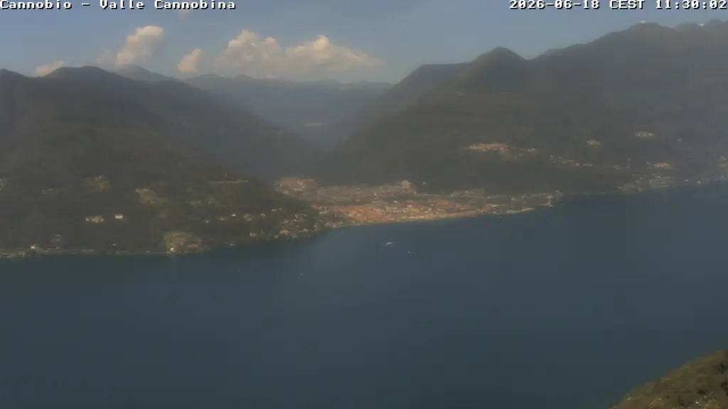 Webcam Veduta da Maccagno